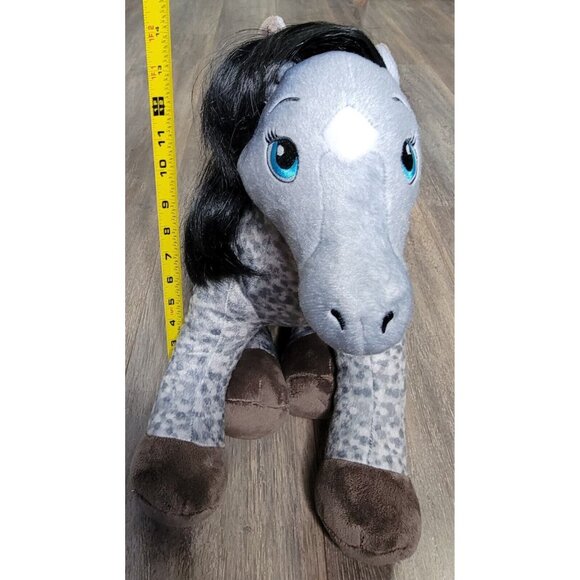 Build A Bear BABW Horses & Hearts Club Appaloosa Gray Pony Plush Stuffed Animal - Picture 9 of 9